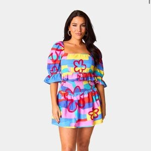 Buddy Love two piece salsa set. Size XS. EUC. $45